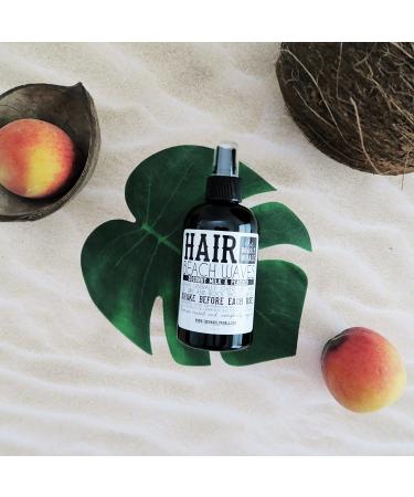 Gnarly Whale Coconut Milk & Peaches Beach Waves Sea Salt Spray 8oz - Natural Hair Texturizing Spray - Buy Online on GoSupps.com