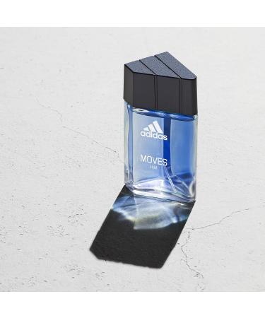Adidas Moves Him Eau de Toilette 1 fl oz (Pack of 1) Notes of Green Apple Cedarwood Musk Men's Fragrance Long Lasting Sporty Fragrance Travel Size 1 Fl Oz (Pack of 1) Spray - Buy Online on GoSupps.com