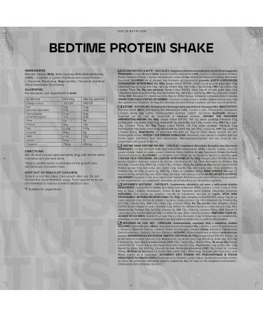 Bulk Bedtime Protein Shake Micellar Casein Protein Powder Chocolate 500 g Packaging May Vary Chocolate 500g - Buy Online on GoSupps.com