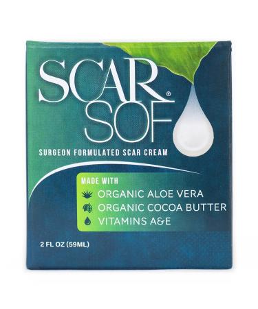 ScarSof Scar Cream - 100% Organic Aloe Vera & Emu Oil - 2 oz | Improve Scar Appearance & Skin Health - Buy Online on GoSupps.com