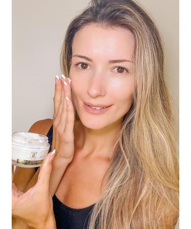 Anti-Aging Night Face Cream with Olive Oil & Pomegranate | 50X Hydration with Cross-Linked Hyaluronic Acid | 1.7 fl. oz - Shop Internationally Now - Buy Online on GoSupps.com