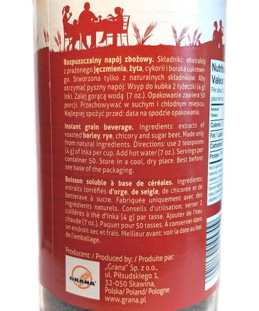 Inka Instant Grain Beverage (200) - Buy Online on GoSupps.com