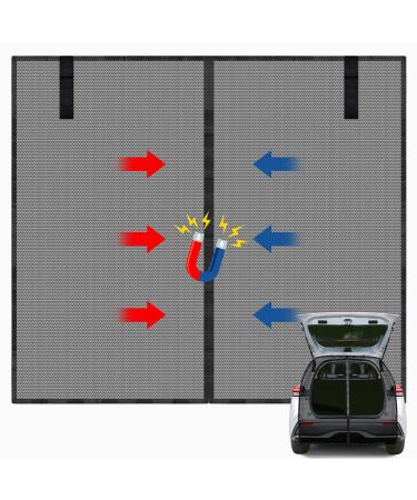 Jonrryin wing door trunk cover sun protection magnetic tailgate car 180 * 150cm sun protection curtains mosquito net for roof caravan motorhome caravan camping accessories