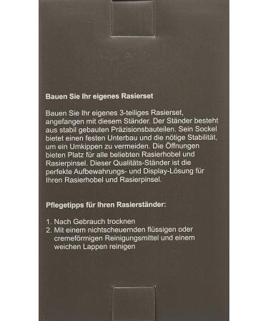 Merkur Compatible Safety Razors Display Stand Black - Buy Online on GoSupps.com