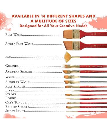 Princeton Heritage Series 4050 Synthetic Sable Watercolor Brush - 1 Inch Stroke - Buy Online on GoSupps.com