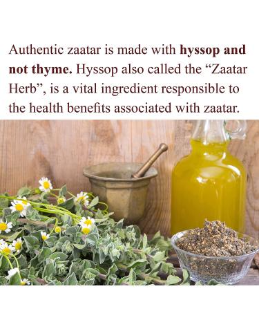 Authentic Zaatar with Hyssop Spice Blend - 2 oz | No Thyme | Sumac | No Additives - Buy Online on GoSupps.com