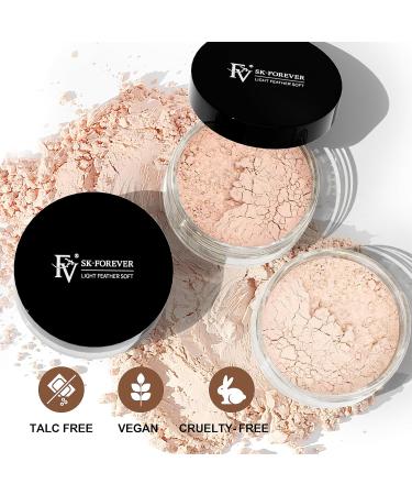 FV Loose Setting Powder Talc Free Translucent Face Powder for Lightweight Natural Finish Formula Without Shine Fine Lines and Smooth Pores for Oily Dry Normal Skin Types 10g Ivory - Buy Online on GoSupps.com