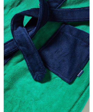 Schiesser Boys Terry Cloth Bathrobe for Baby & Toddler - Soft Green 128 | International Shipping Available - Buy Online on GoSupps.com