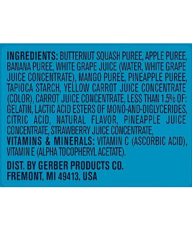 Gerber Graduates Fruit & Veggie Melts - Truly Tropical Blend for Crawlers 8+ Months - 1.0 oz - Buy Online on GoSupps.com