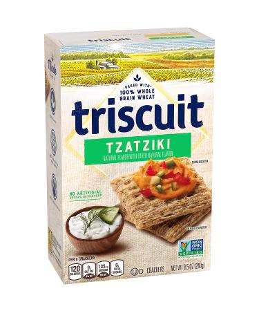 Triscuit Tzatziki Whole Grain Wheat Crackers 8.5 oz - Delicious Snack Option - Buy Online on GoSupps.com
