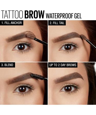 Maybelline Tattoo Brow Gel 2 D as Tinte De Cejas Tono 00 Light Blonde Rubio- 5Ml - Buy Online on GoSupps.com