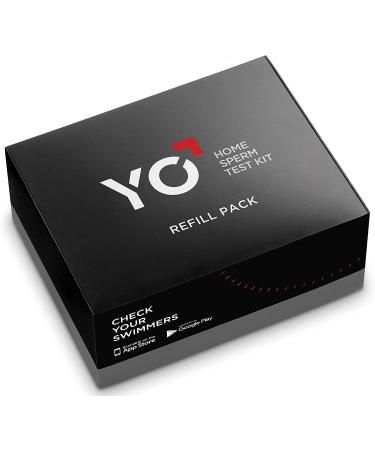YO Home Sperm Test Refill Kit | 2 Additional Motile Semen Analysis Tests | Device NOT Included | 4 Pack or 2 Pack Options Available - Buy Online on GoSupps.com