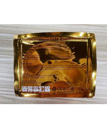 24K Under Eye Patches - 25 Pairs, Natural Gel Pads for Dark Circles, Wrinkles & Puffy Eyes - Hydrating & Soothing Skincare Treatment - Buy Online on GoSupps.com
