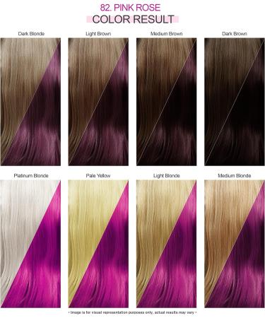 Adore Shining Semi Permanent Hair Colour 82 Pink Rose 118 ml - Long-Lasting Hair Dye - Buy Online on GoSupps.com