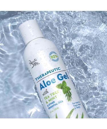 Beauti Me Therapeutic Aloe Vera Gel with Tea Tree and Mint - Natural & Organic for Face, Hair, Body - Buy Online on GoSupps.com