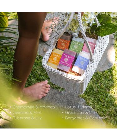Bali Soap Feminine Collection - Exotic Bar Soap Gift Set for Women - Plant-Based & Moisturizing - Vegan & Biodegradable - 6 Pack - Buy Online on GoSupps.com