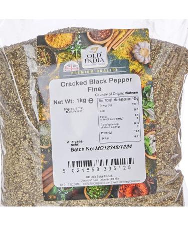 Old India Cracked Black Pepper 1 Kg & Ground White Pepper 1kg + White Pepper 1kg Pepper 1 kg (Pack of 1) - Buy Online on GoSupps.com
