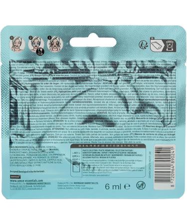  Sence Sence Hydro Shock Eye Mask with hydrogel vegan cosmetic eye pads for facial care and cleansing skincare for women and men (3 x 2 pads blue) - Buy Online on GoSupps.com