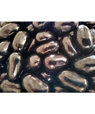Jumbo Licorice Jelly Beans - 2 lbs of Extra Large Black Jelly Beans - Fresh & Delicious Licorice Candy - 2 Pound Pack - Buy Online on GoSupps.com
