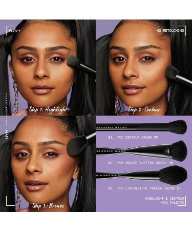 Shop NYX Professional Makeup Highlight & Contour Pro Palette & Ultimate Shadow Palette - 16 Color Vegan Eyeshadow Bundle | Shimmering & Metallic Finishes - Buy Online on GoSupps.com