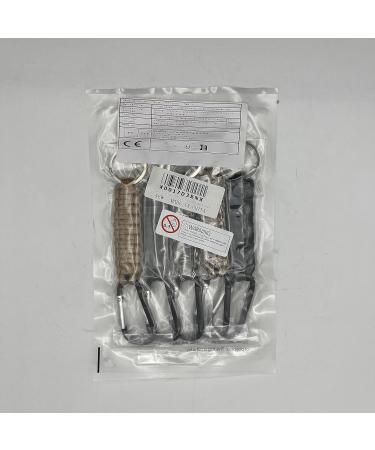 Buy Fanshionide 5-Piece Paracord Keychain Set with Carabiner Hook - Perfect for Camping Hiking and Outdoor Adventures - Buy Online on GoSupps.com