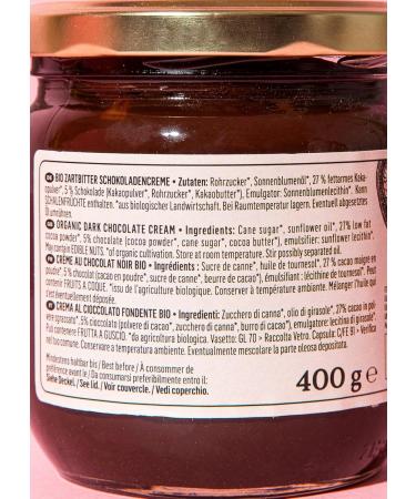  KoRo KoRo - Organic Dark Chocolate Spread Cream 400g - With fine dark chocolate - Sweet and intense taste - Vegan spread - Buy Online on GoSupps.com