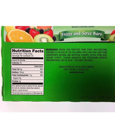 Wylers Authentic Italian Ices Assorted Berry Cherry Flavors 40 Bars (220ct) - 20 Count - Buy Online on GoSupps.com