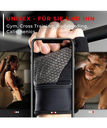 Macciavelli Fitness Gloves for Men & Women - XXL Black Training Gloves for Strength & Weight Training Bodybuilding & Gym Use - Buy Online on GoSupps.com