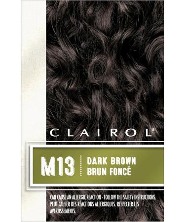 Clairol Natural Instincts Semi Permanent Hair Dye for Men - M13 Dark Brown Hair Color - Buy Online on GoSupps.com