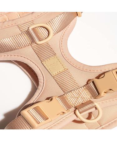 Wild One No-Pull Dog Harness with 3 Leash Clips | Adjustable & Padded Vest for Comfort | Stretchy Tan Medium - Buy Online on GoSupps.com