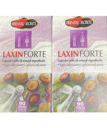 Laxin Forte Capsules - 2 Pack - 180 Count