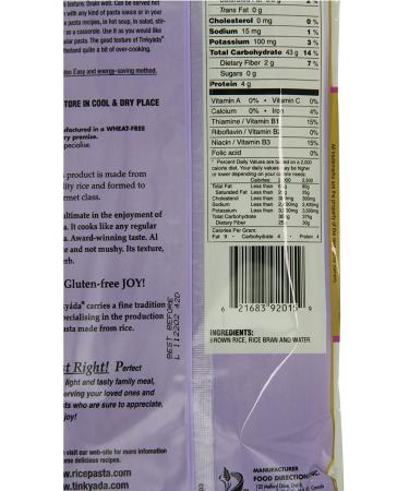 Tinkyada Brown Rice Pasta Spaghetti 1lb (Pack of 12) - Gluten-Free Pasta Option - Buy Online on GoSupps.com
