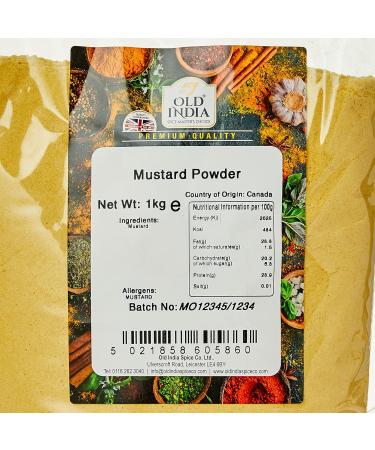 Old India Mustard Powder 1kg - Premium Quality Spice for Cooking - Buy Online on GoSupps.com