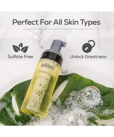 Minimo Genesis Sulfate-Free Foaming Facial Cleanser for Brightening Oily Skin - Women & Men - Buy Online on GoSupps.com