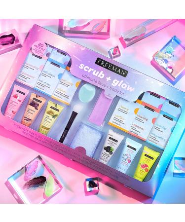 Freeman 20-Piece Scrub & Glow Face and Body Kit - Ultimate Mother's Day & Easter Gift Set for Hydrating Skin - Buy Online on GoSupps.com