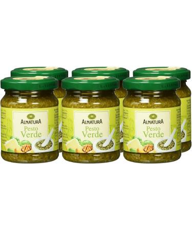Alnatura Organic Pesto Verde - 6 Pack (6 x 120g) | Premium Cheese Pesto for International Shipping - Buy Online on GoSupps.com
