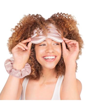 Kitsch Satin Eye Mask - Micro Dot Sleep Mask for Ultimate Comfort - Buy Online on GoSupps.com