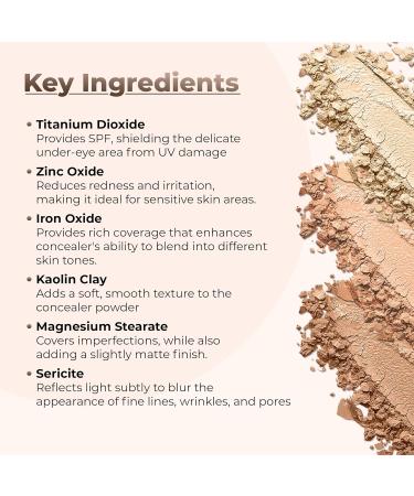 Medium Concealer Corrector Mineral Makeup - Full Coverage Loose Powder Foundation (20g) - 0.71oz Jar (1 Pack) - Buy Online on GoSupps.com