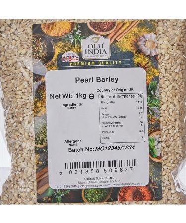Old India Pearl Barley 1kg - Premium Quality Whole Grain for Healthy Cooking - Buy Online on GoSupps.com