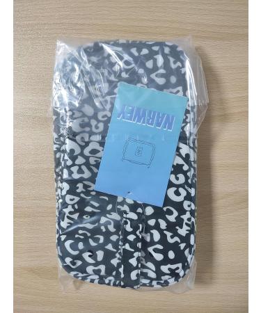 Women's Travel Toiletry Bag - Black Leopard Dopp Kit for Makeup & Accessories - Buy Online on GoSupps.com