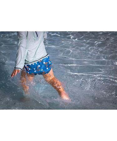 Large Nageuret Reusable Swim Diaper - Adjustable & Stylish - Sizes 4-7 (20-55lbs) - Ultra Premium Quality for Eco-Friendly Swimmers - Anchors Design - Buy Online on GoSupps.com