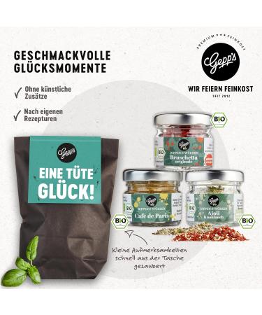 Gepps Delicatessen Wunderb tze | Organic Gift Set - Mini Caf de Paris Bruschetta & Aioli - Perfect Success Gift & Lucky Charm for Graduation & Exams - Buy Online on GoSupps.com