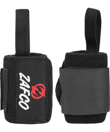 Zafco Sports Weightlifting Wrist Wraps - 18 True Length with Thumb Loop - Premium Quality Brace for Men & Women | Support, Stability & Injury Prevention - Buy Online on GoSupps.com