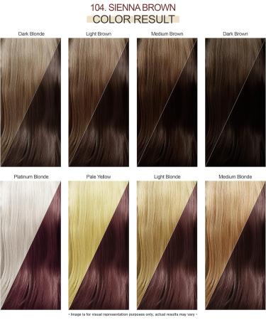 Adore Shining Semi Permanent Hair Colour 104 Sienna Brown Sienna Brown 104 118 ml (Pack of 1) - Buy Online on GoSupps.com