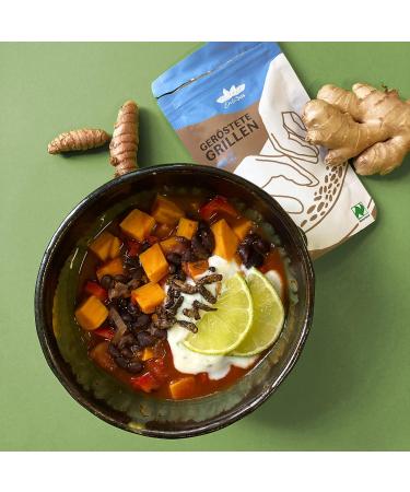 Entosus Trial Set: 5 Flavor Crunchy Insect Protein Snacks | Sustainable Meat Substitute | 100g Pack for Grilling & Cooking in Germany - Buy Online on GoSupps.com