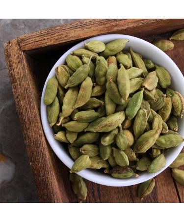 250g Cardamom Whole Pods - Green Cardamom Seeds - Intense Aroma & Taste - 100% Natural Pure and No Additives - TazarinLtd - Buy Online on GoSupps.com