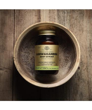 Solgar Ashwagandha Root Extract 60 Veg Capsules | Stress Relief & Wellness - Buy Online on GoSupps.com