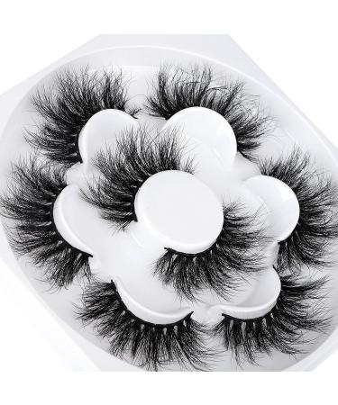 Calphdiar A-4: Fluffy Dramatic Mink Eyelashes - Thick, Long, Wispy Strip, Curly False Lashes - Buy Online on GoSupps.com
