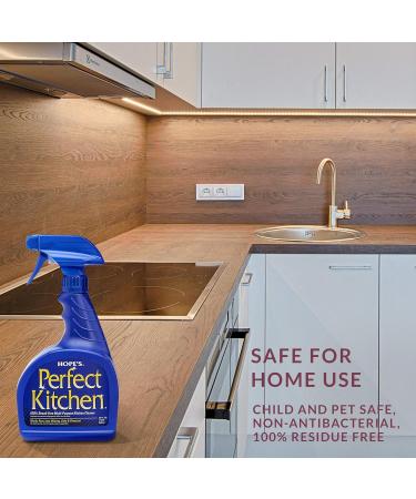 Hope's Perfect Kitchen Cleaner 32-Ounce Multi-Purpose Kitchen Cleaning Spray No-Residue Formula Cuts Through Grease Fast Cleanup Safe for Home Use - Buy Online on GoSupps.com