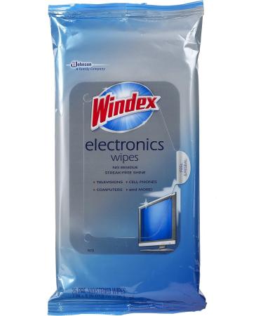 Buy Windex Electronics Wipes - Streak-Free Shine Pre-Moistened 25 Count (Pack of 3) - Fast International Shipping - Buy Online on GoSupps.com